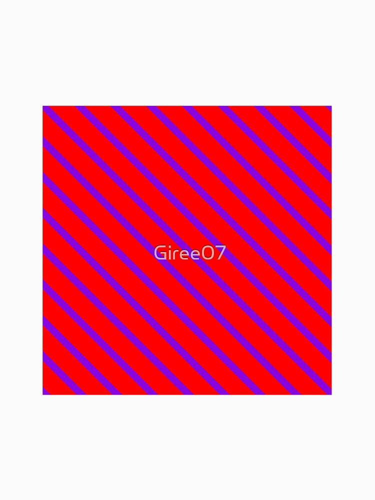 Red and blue gradient line art by Giree07