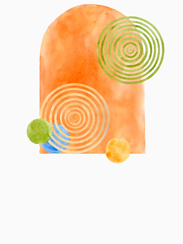 Abstract boho shapes,hand drawn geometric by colorholiday