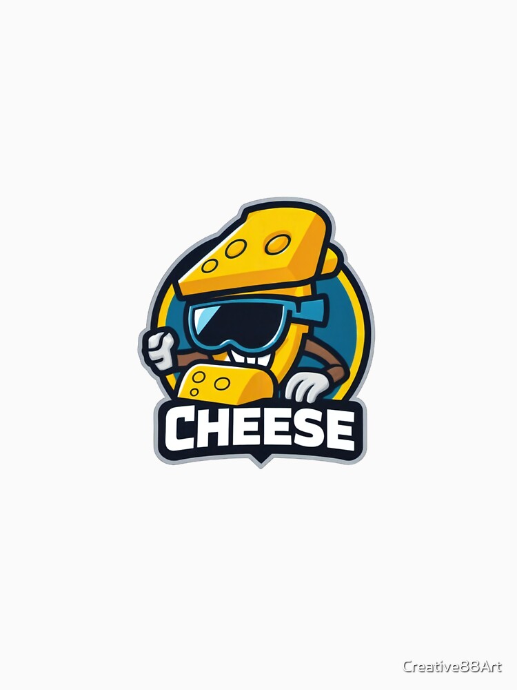 cartoon logo cheese by Creative88Art