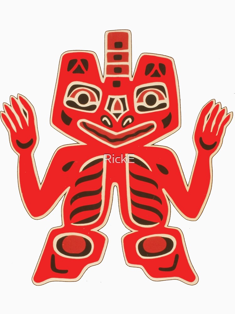 Haida Indian art - Vintage Art by RickE