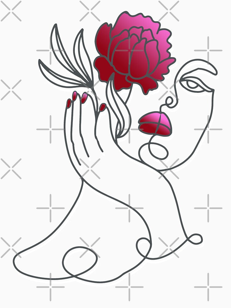 Pink lady line art by urban-color
