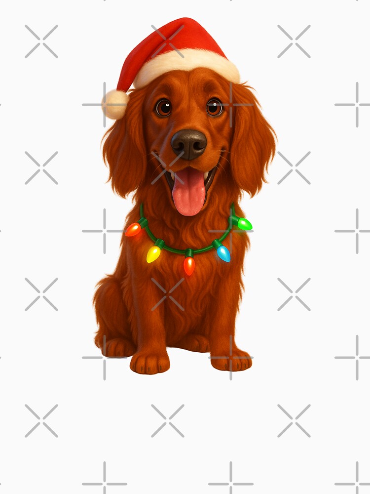 Christmas Irish Setter by Sillytoe