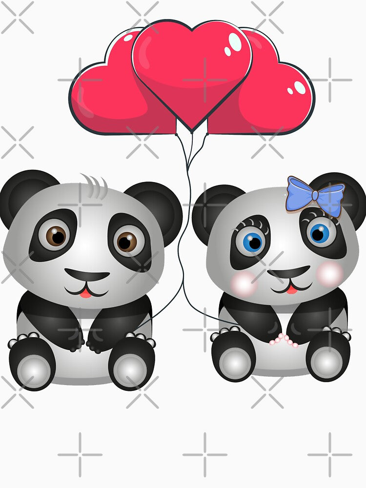 Panda Love Gift Valentines Day Girlfriend by besTmanuFacture