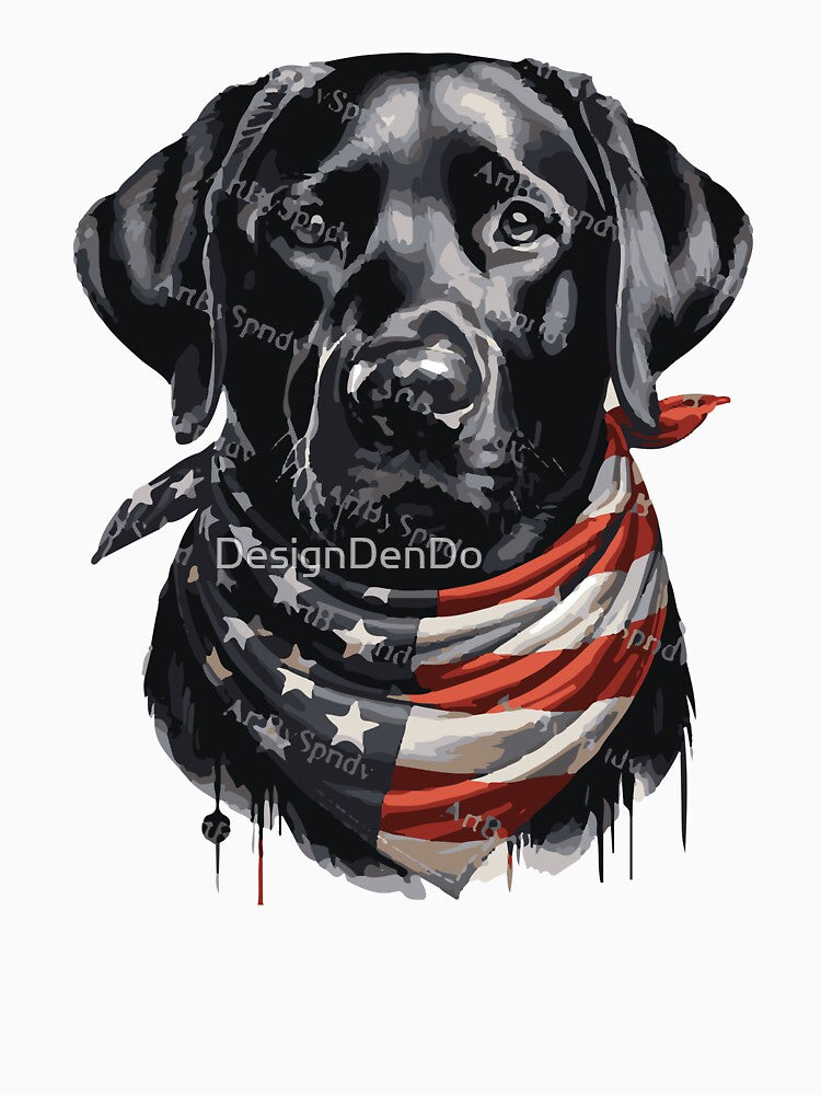 Patriotic Dog, 4th Of July Dog, Patriotic Labrador, USA Dog Gifts by DesignDenDo ⭐⭐⭐⭐⭐