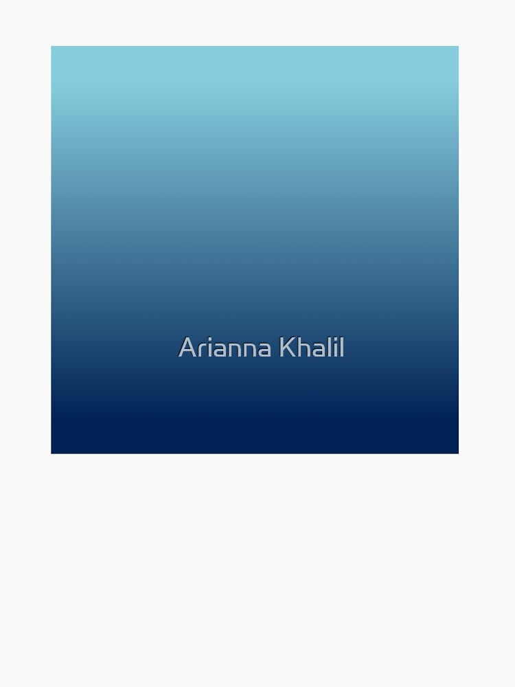 Blue Ombre Gradient by Arianna Khalil