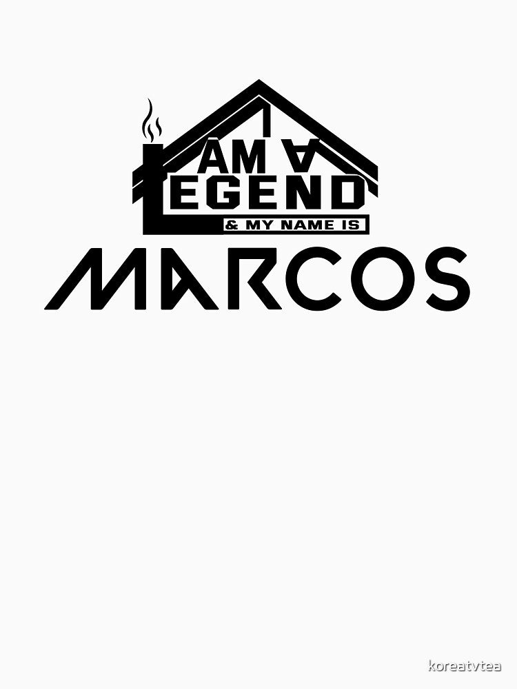 I Am a Legend: Custom Name Design for Marcos by koreatvtea