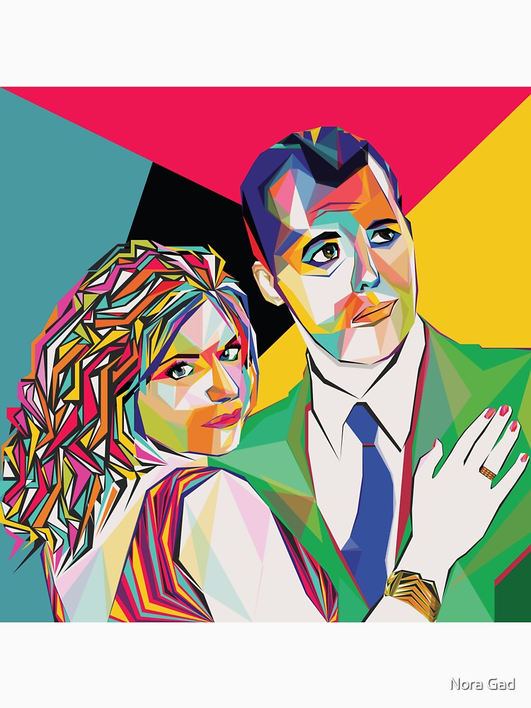 Couple Wpap portrait by Nora Gad