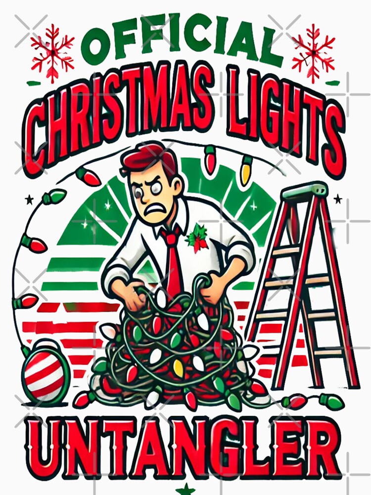 Official Christmas Lights Untangler – Funny Christmas Husband Gift by Rajasekar