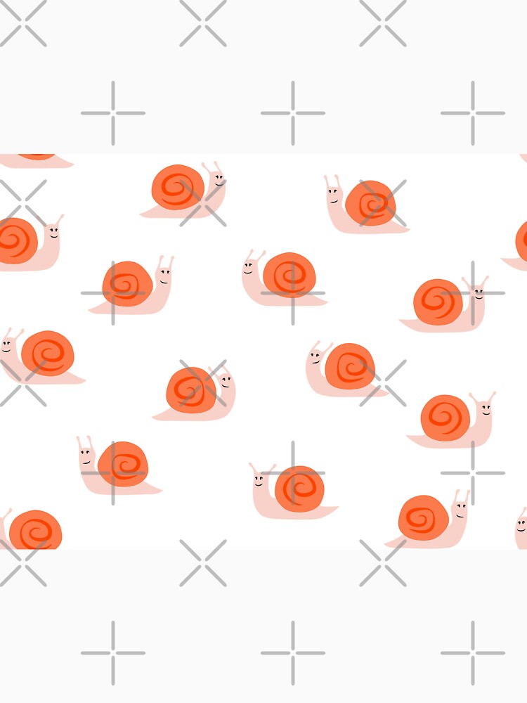 cute snails - pink and orange by littlearrow