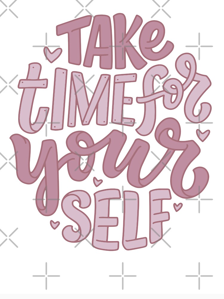 Love Yourself Lettering Slogan Funny Quote by Peekonet