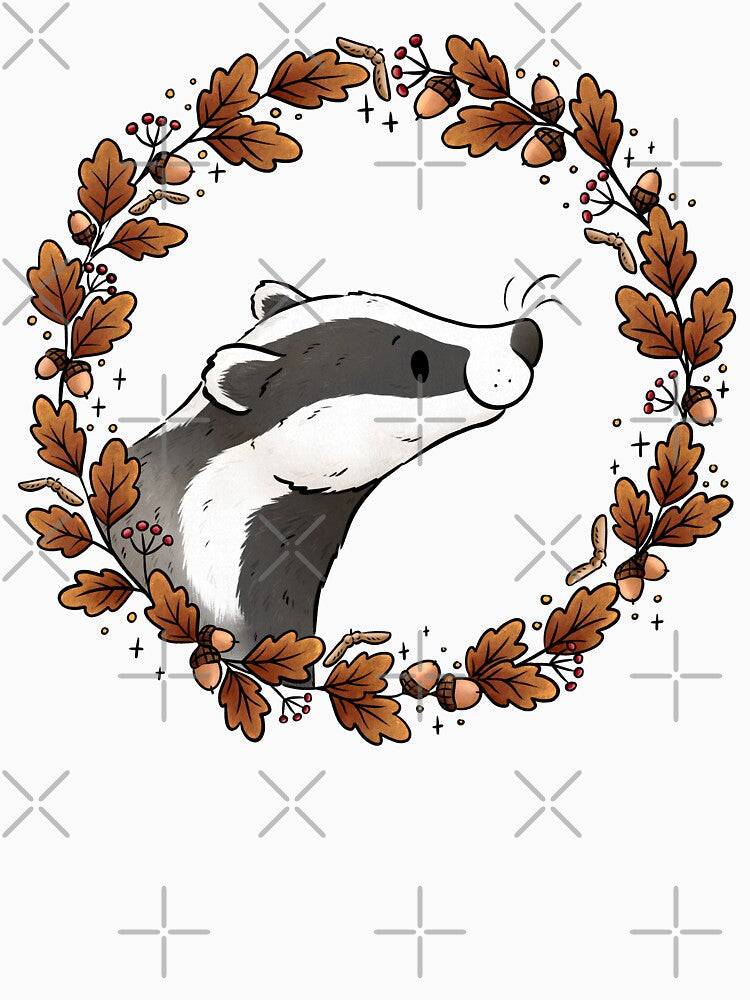 Autumn Badger by sillybadger