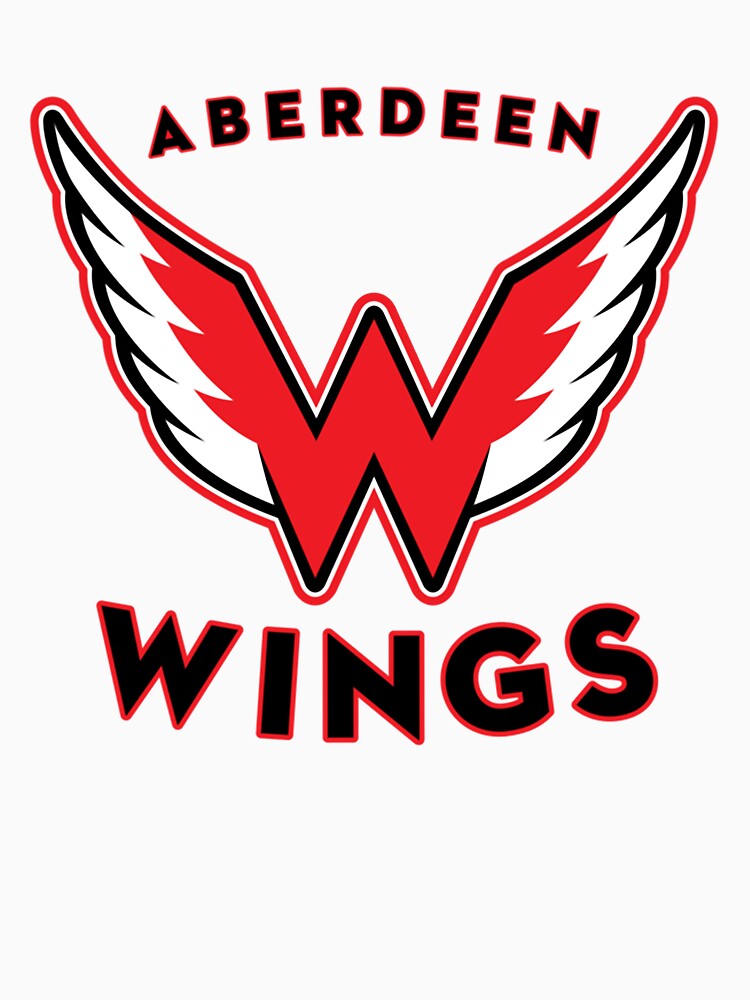Aberdeen Wings Hockey Style Logo by AMBERBUFORD