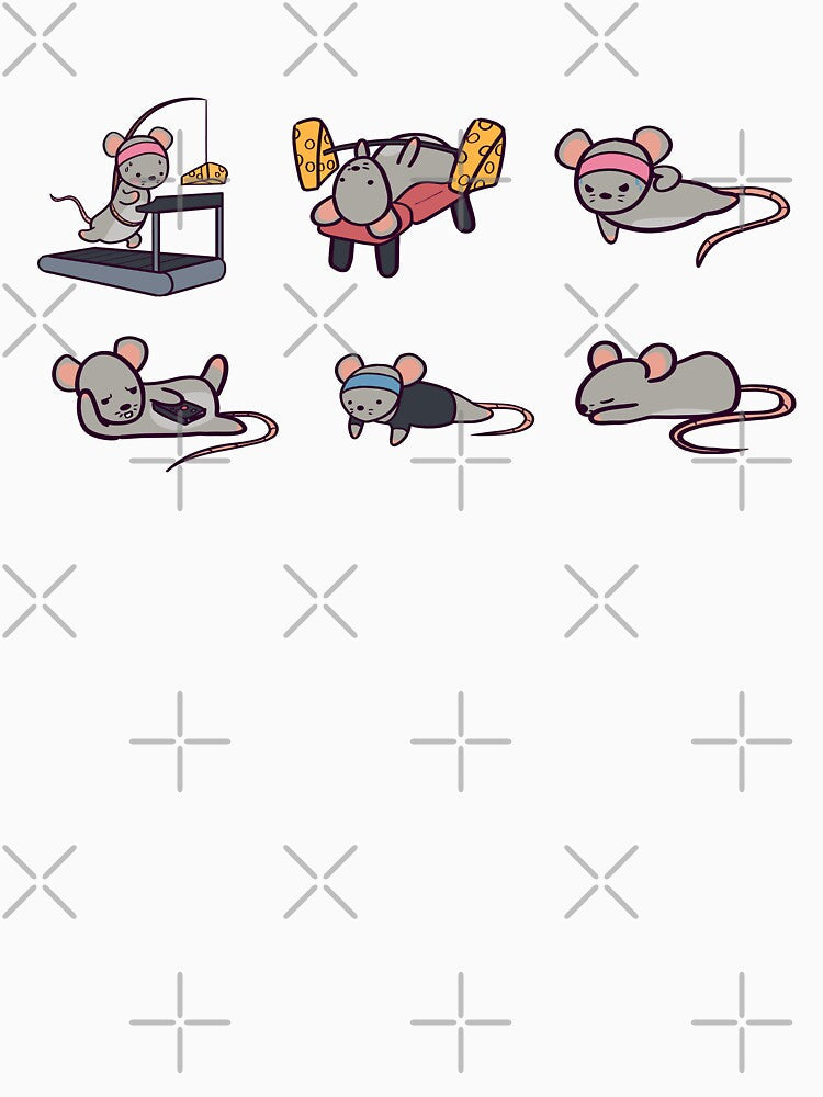 Funny Cartoon Gym Rats Pack 2 by ThumboArtBumbo