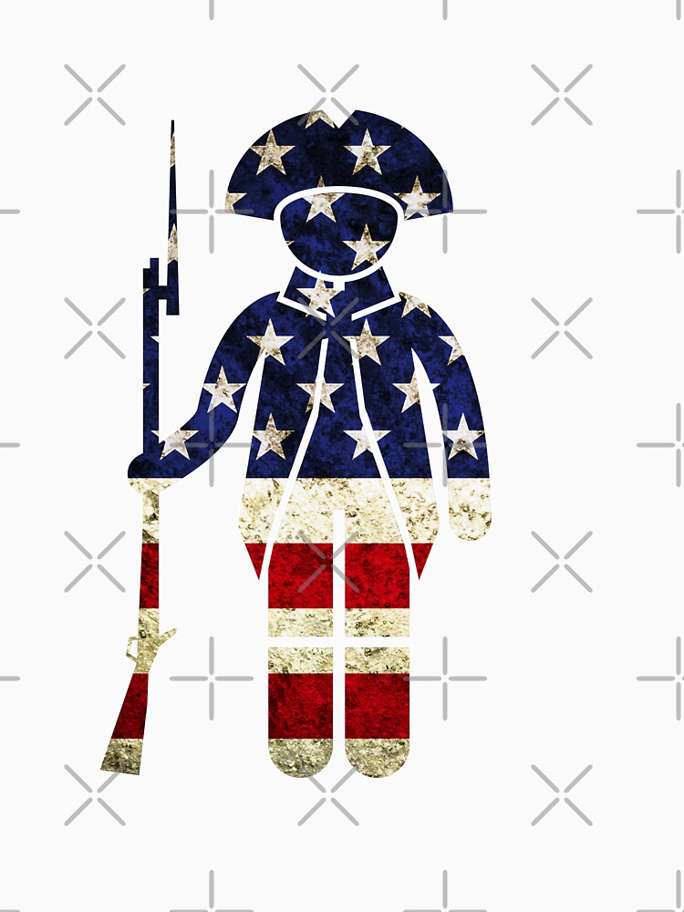 Vintage American Soldier Flag by Stickman--