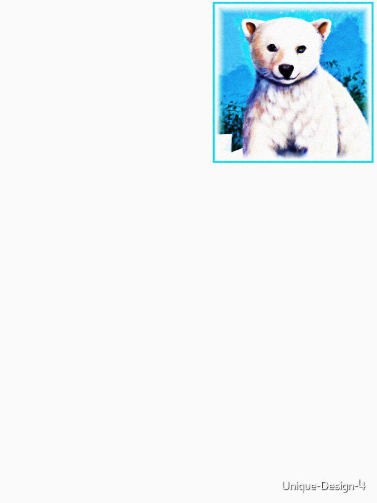 Stunning Painting of a Polar Bear Cub. Buy Now by Health And Fitness Posts e-Store