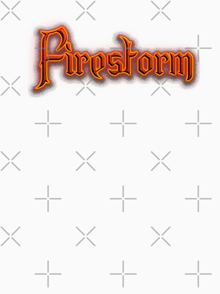 Firestorm (Fiery Glowing Text) by Swabcraft