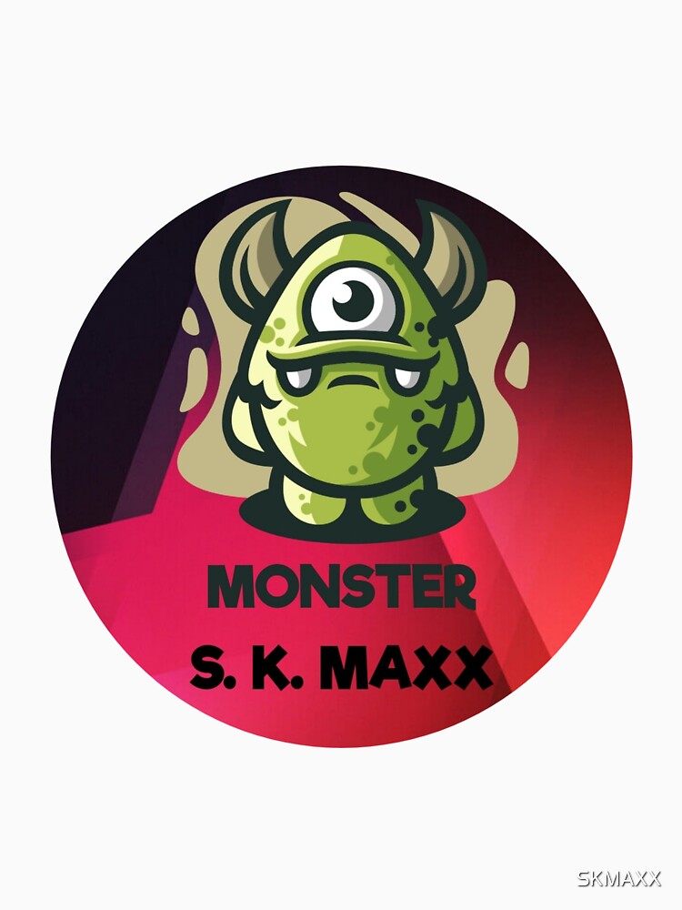 Cartoon monster design pattern by SKMAXX