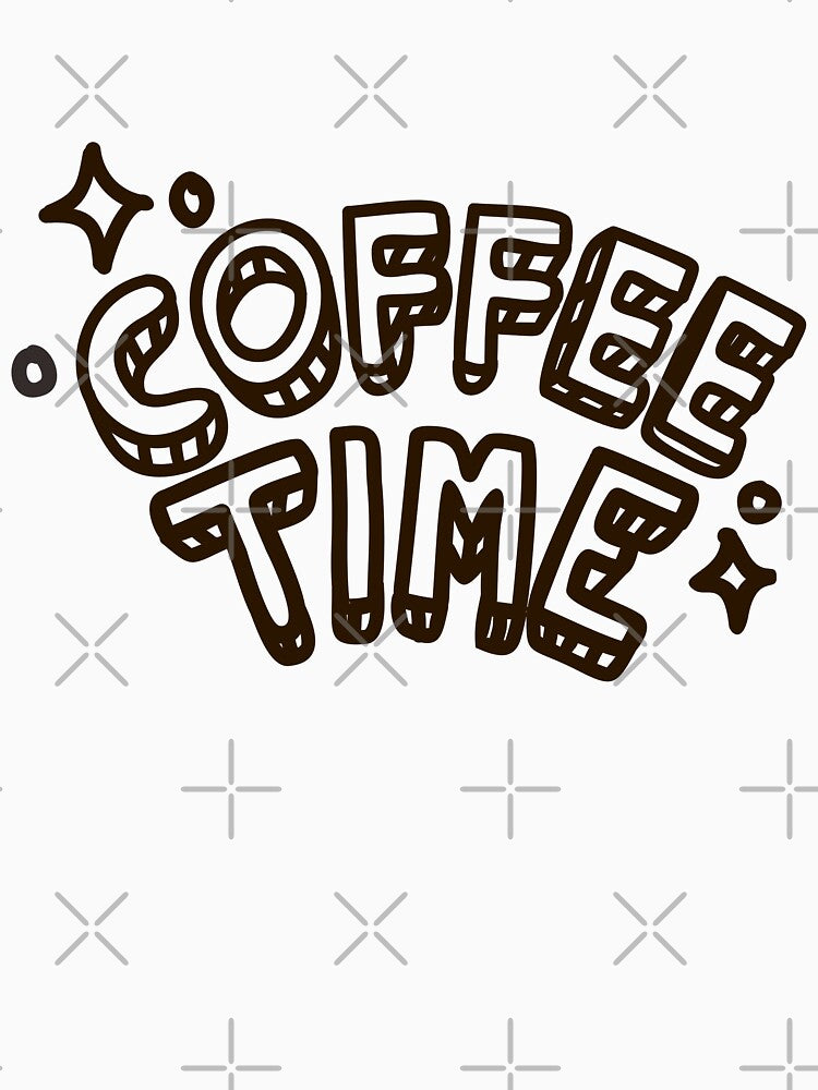 coffee time hand screen printed tee by Stevenobinsun