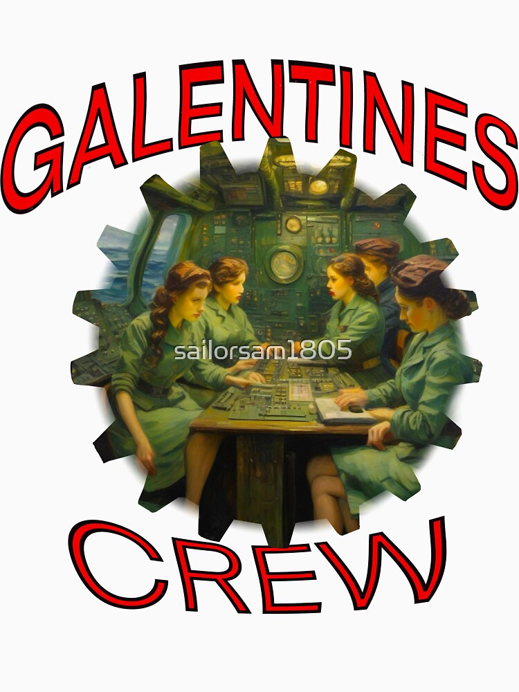 American Girls Galentines crew on submarine on Galentines day and Galentines party, gift idea for Galentines day by sailorsam1805