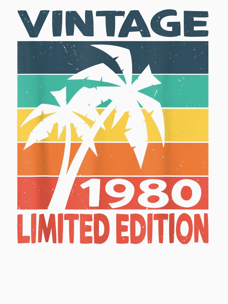 Vintage 1980 Limited Edition Birthday by DeannaMarks