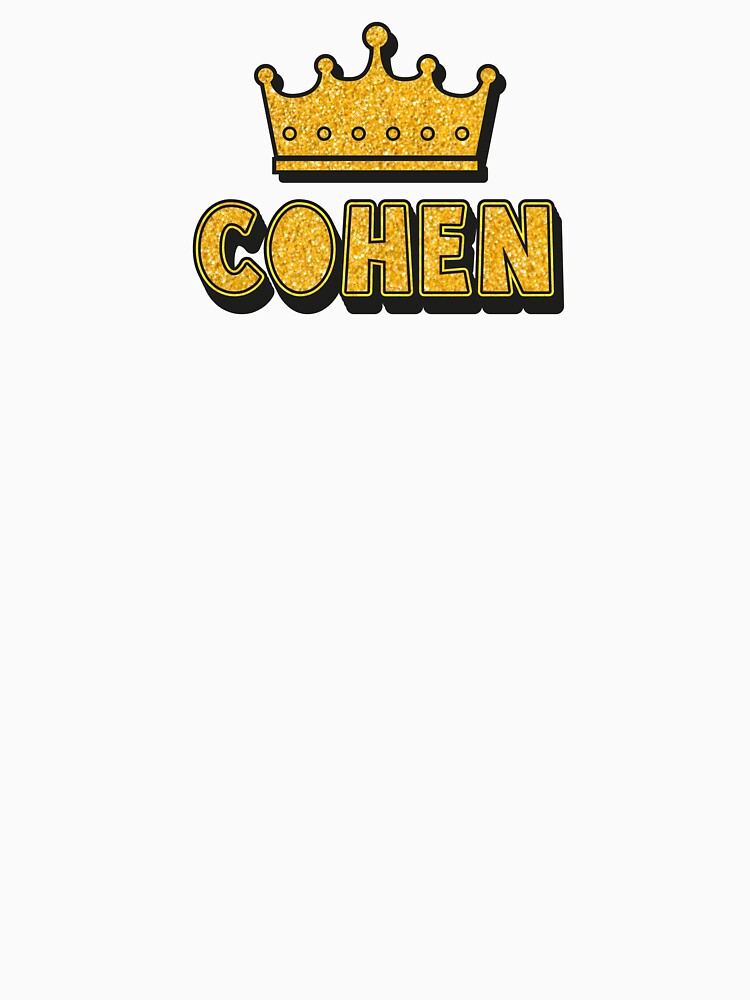 Cohen Personalized Name With Crown - Cool & Funny Custom Gift for Men and Boys by Oussinc
