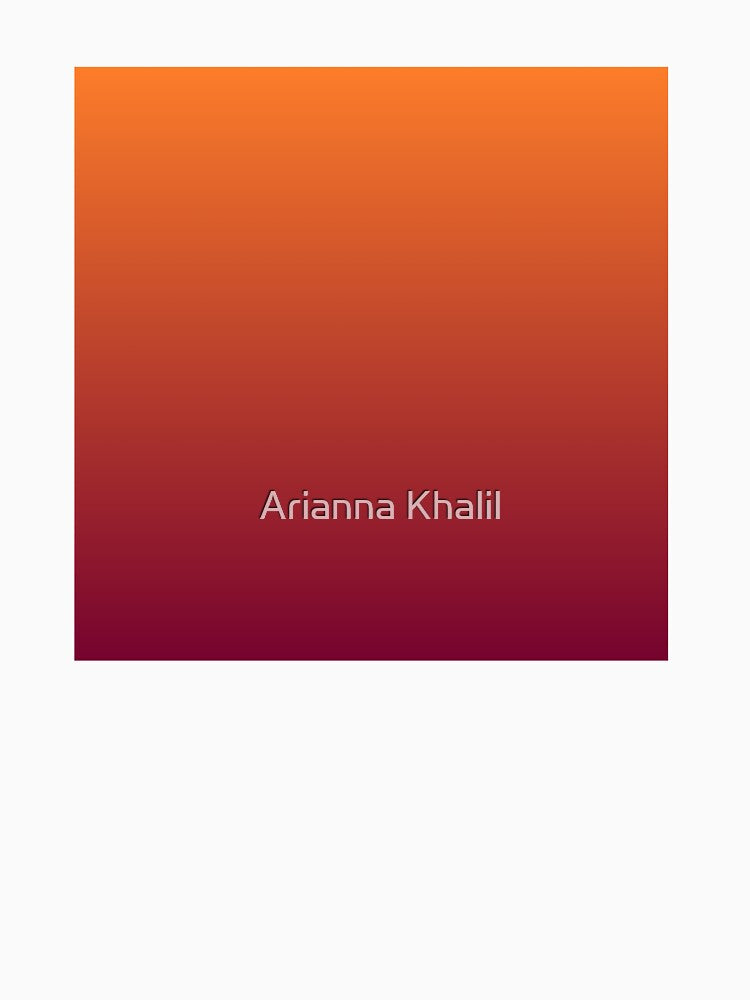 Orange to Raspberry Ombre Gradient by Arianna Khalil