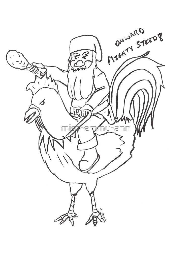 Gerry and his Mighty Steed by miss-emmy-ann