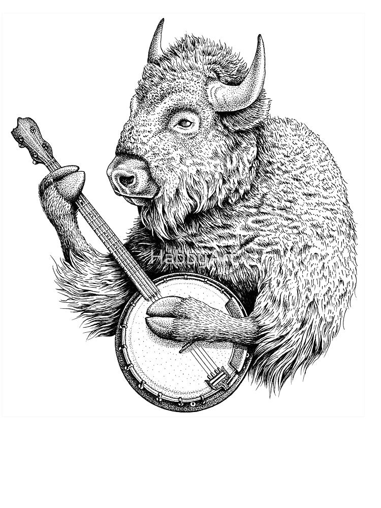 Banjo Bison by HabbyArt