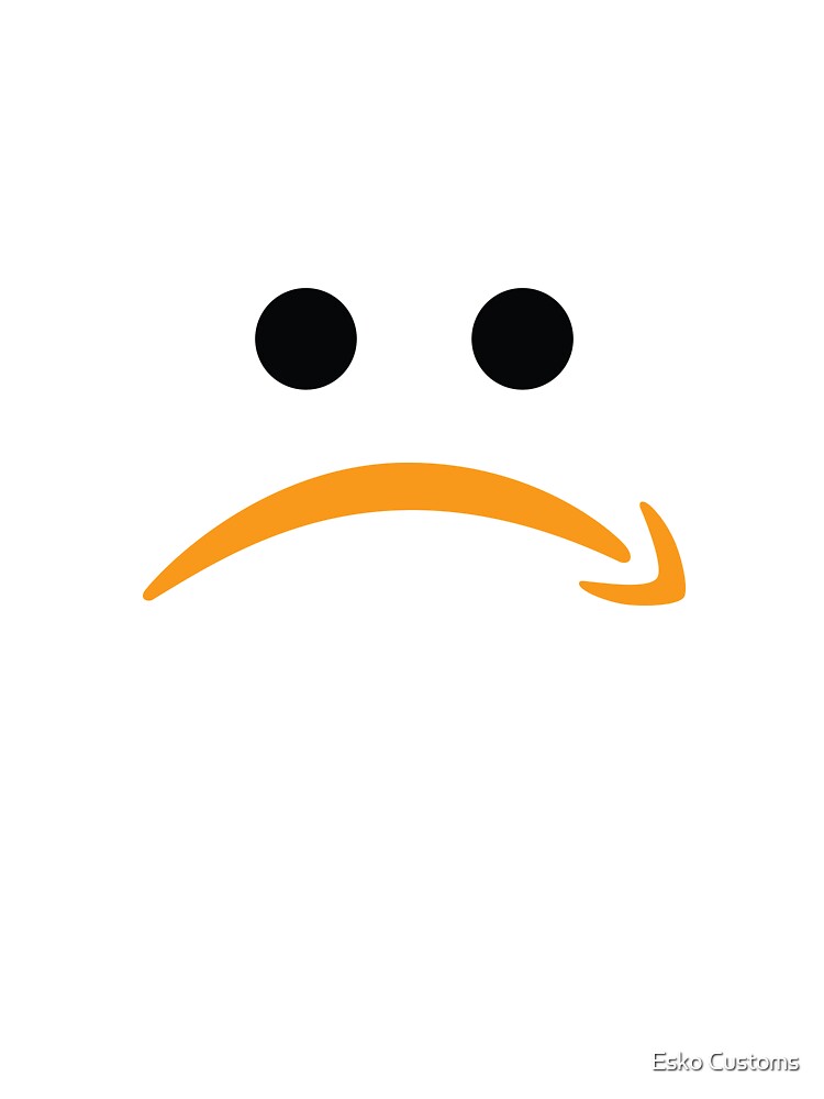 Funny Amazon-Inspired Frown Face Parody Logo for the Playful at Heart by Esko Customs