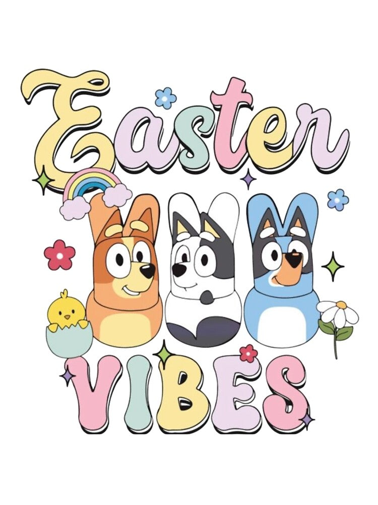 Heeler Family Easter Vibes by moamaxshop