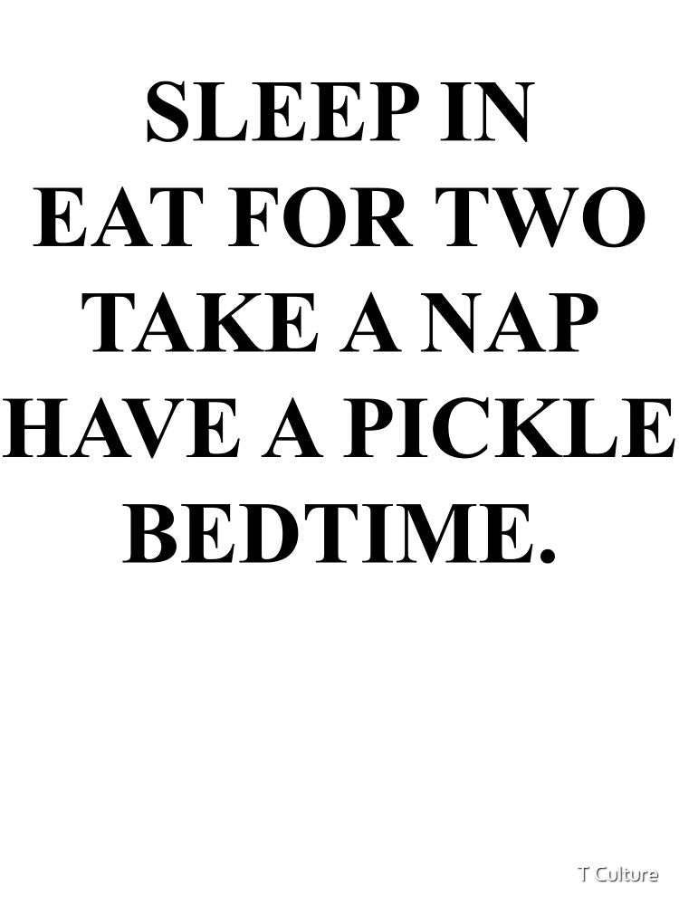 SLEEP IN FOR TWO TAKE A NAP... by T Culture