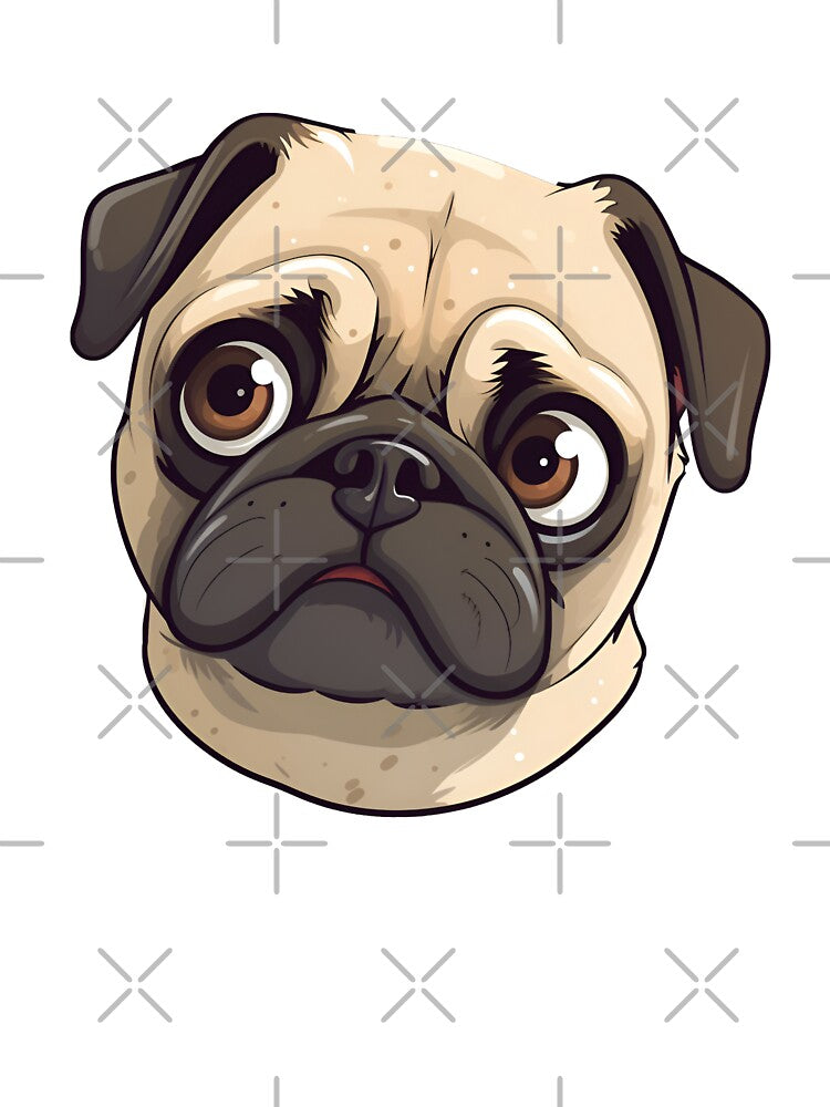 super cute pug by mydoglove
