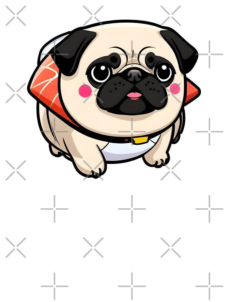 Cute Sushi Pug by PowesomePets