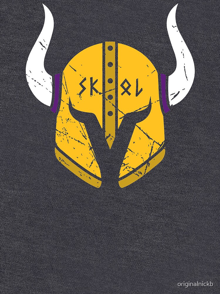 Minnesota Vikings Skol Helmet by Originalnickb Designs