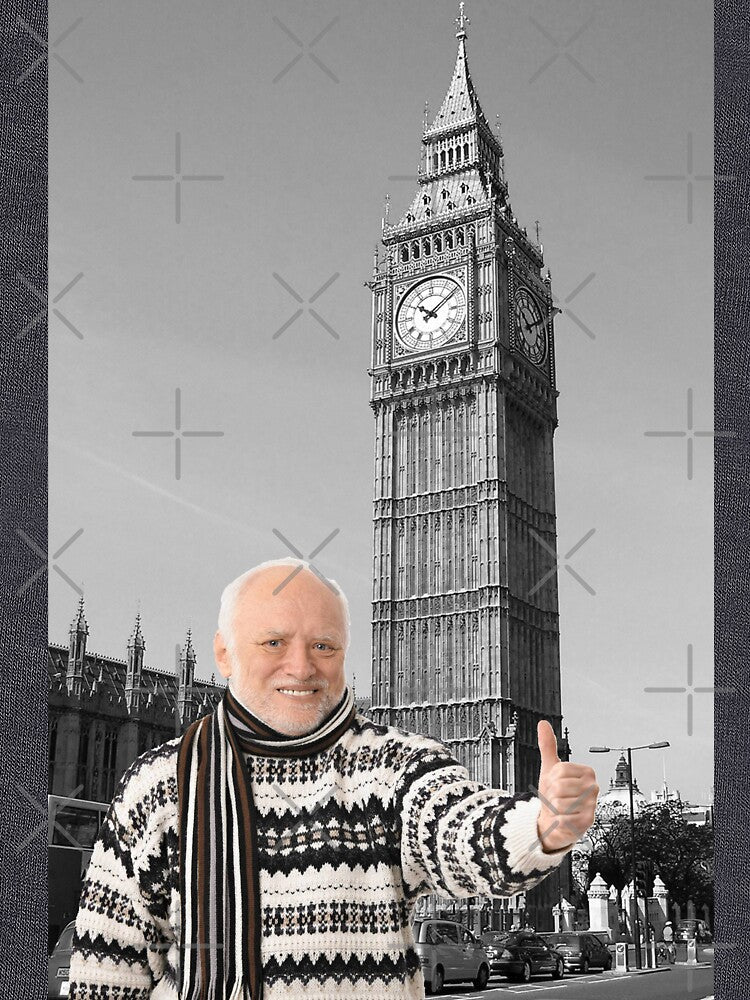 Hide Your Pain Harold In London by Meredibbs