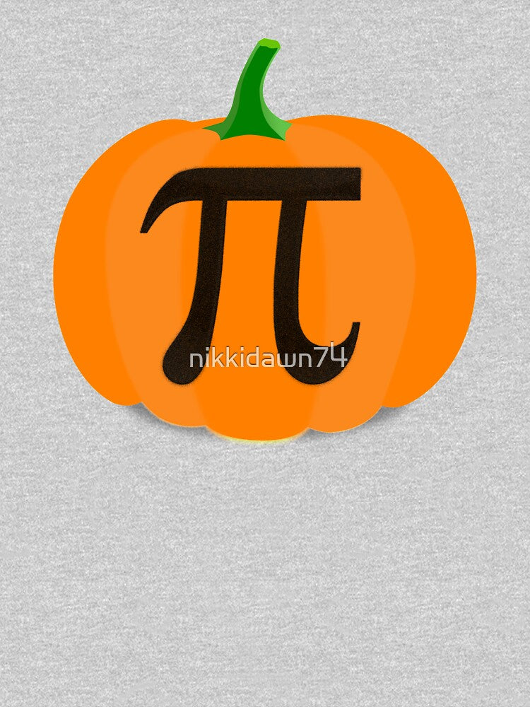 Pumpkin Pi Funny Math Science Teacher Pun Halloween design by nikkidawn74