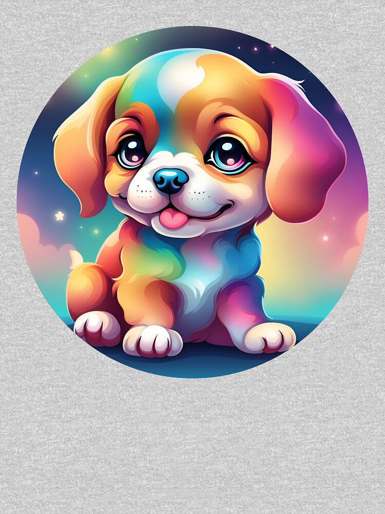Cute Puppy with Bright Colors by AvrilDesigns06