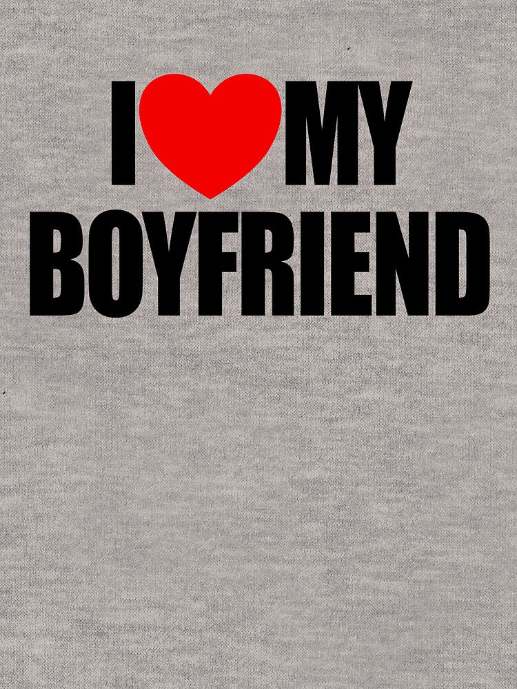 I Love My Boyfriend Red Heart I Love My Boyfriend Gear by DynamicDesign