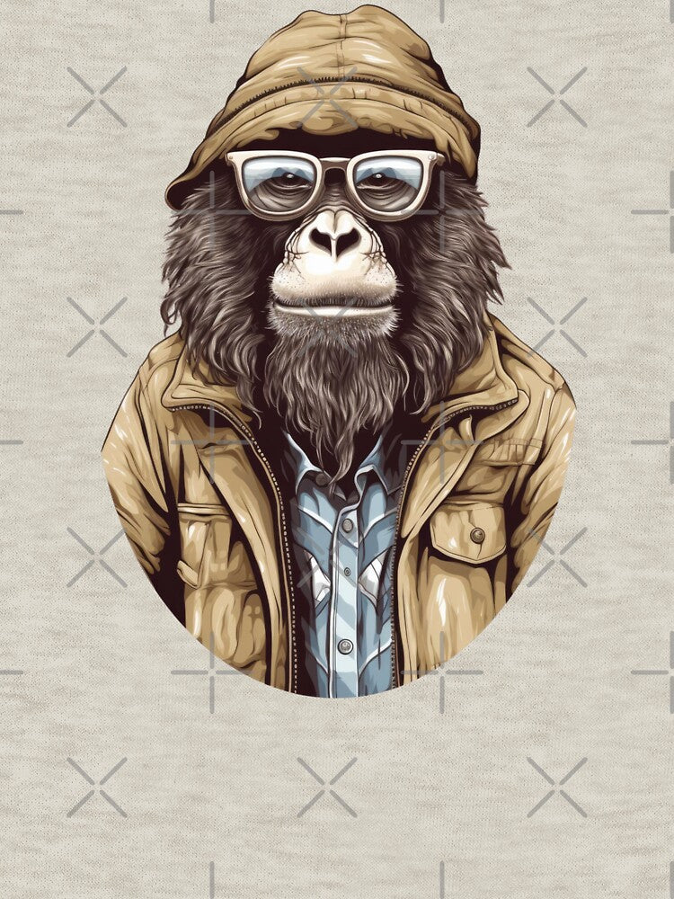 Hippy monkey cool by Toms Tee
