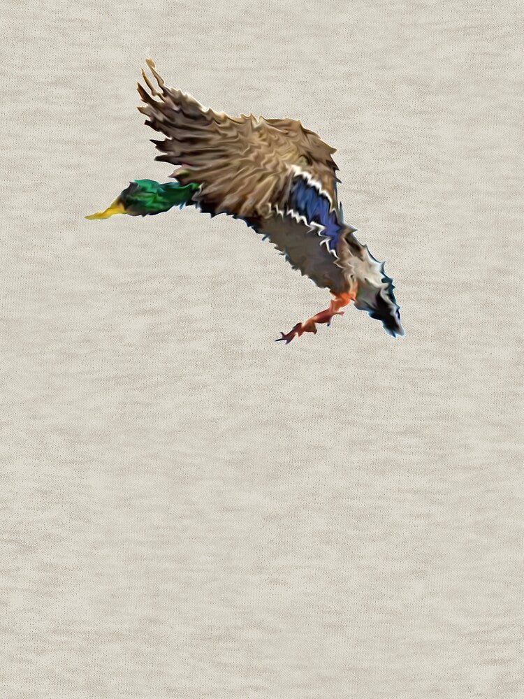 Duck in flight by Rik Verbeek