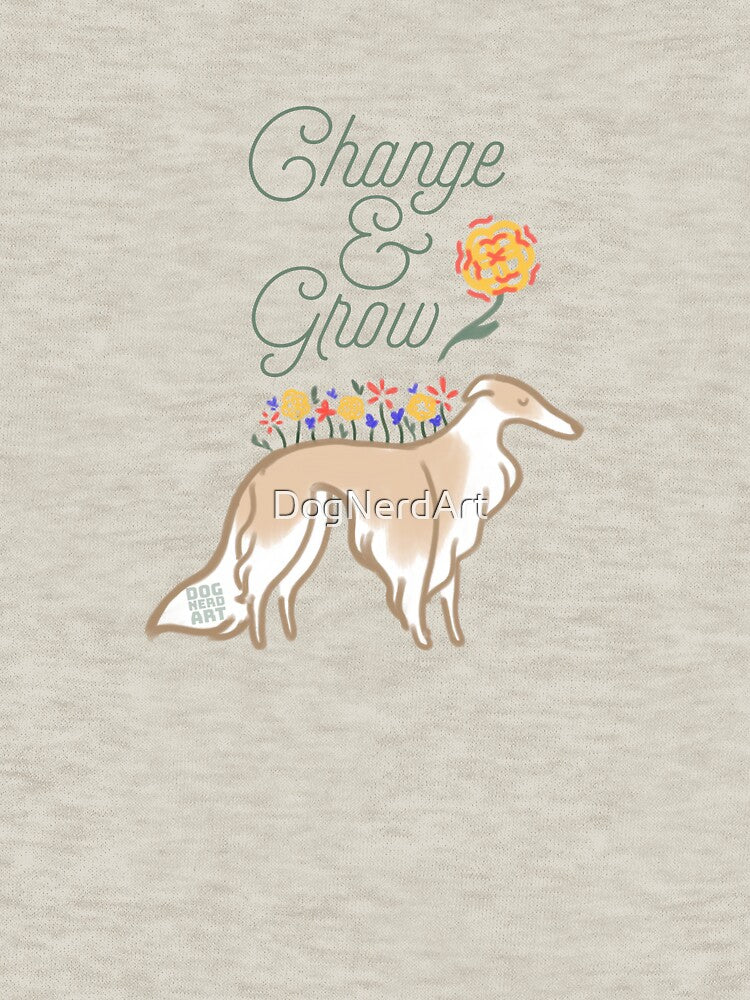 Change and Grow Silken Windhound by DogNerdArt