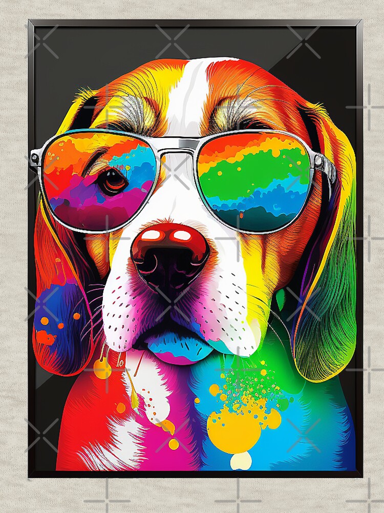 Dog beagle,funny cute decorative beagle for dog lovers by RSDESIGNSteam
