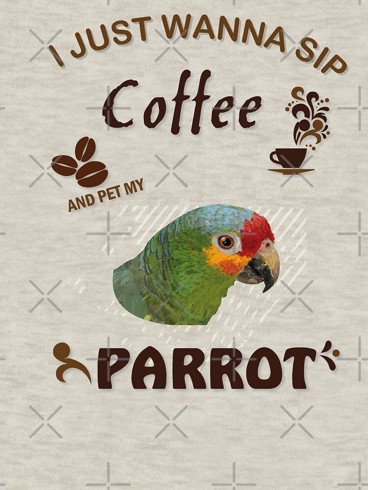 i just wanna sip coffee and pet my parrot by obscurite