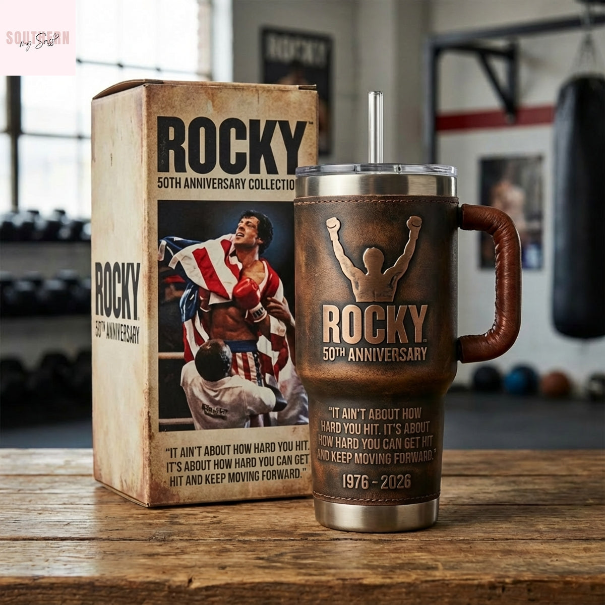 Rocky 50th Anniversary Tumbler