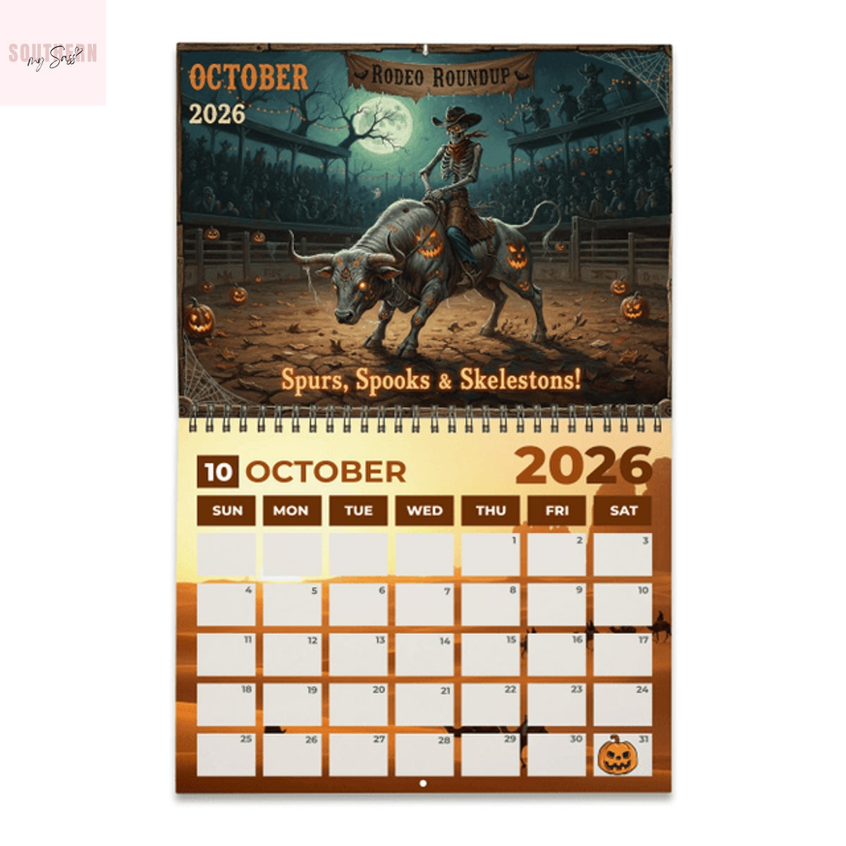 Rodeo Life 2026 Wall Calendar