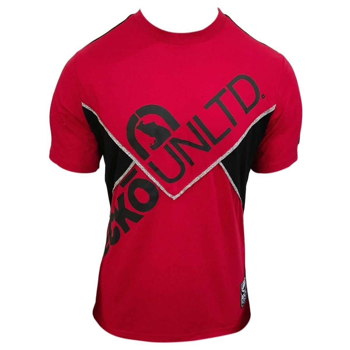 MSRP $44.99 NWT ECKO UNLTD. MEN'S RED CREW NECK SHORT SLEEVE T-SHIRT Y2K
