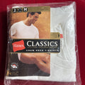 VTG Hanes Men White Crew Neck T-Shirts Tagless Comfortsoft 3-Pack Medium NEW NOS