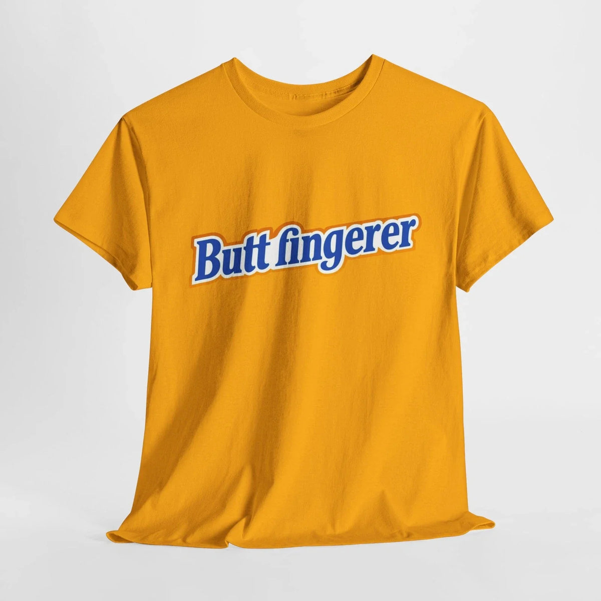 Funny Buttfingerer Unisex Tee Shirt, Meme Graphic Novelty Gift, Humorous Cotton