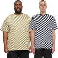 Urban Classics Oversized Check Tee Men's T-Shirt Cotton Checkered Jersey