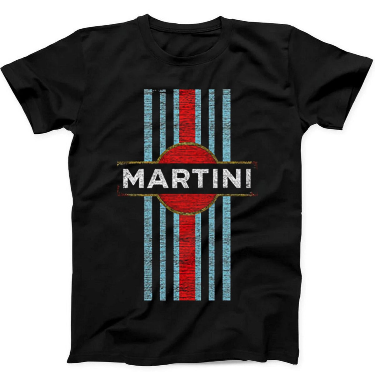Retro Martini Racing Car Logo Retro Gift Tee  T Shirt 484